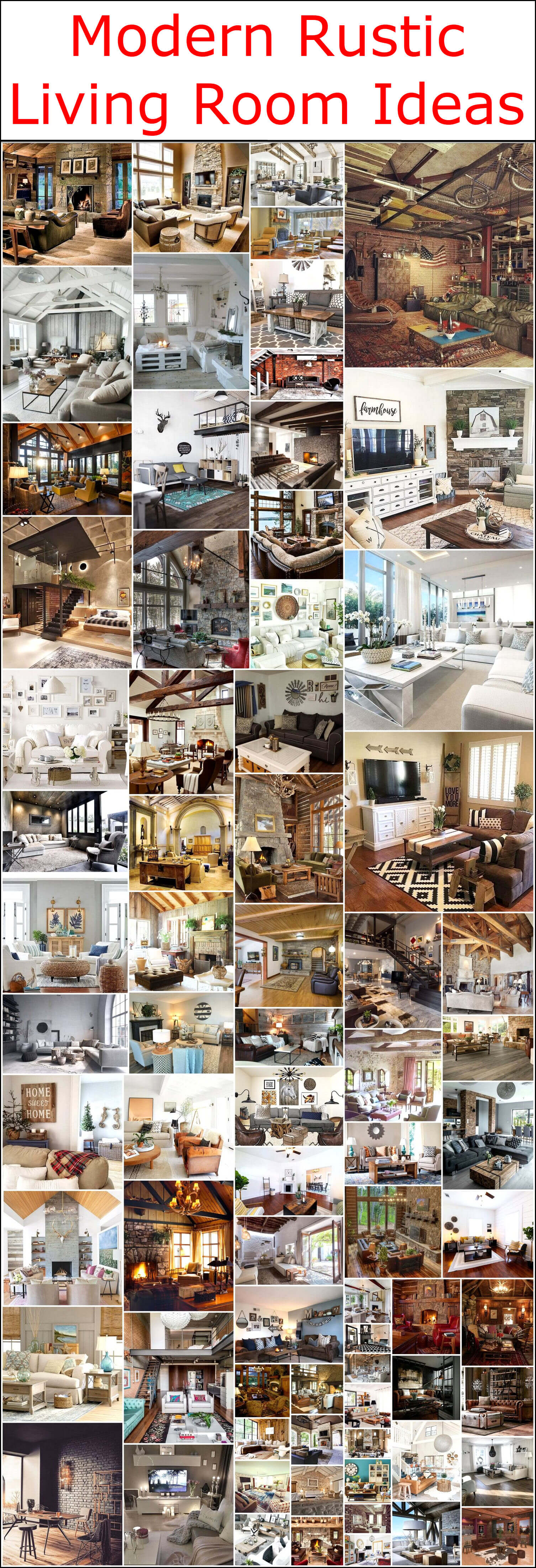 Modern Rustic Living Room Ideas