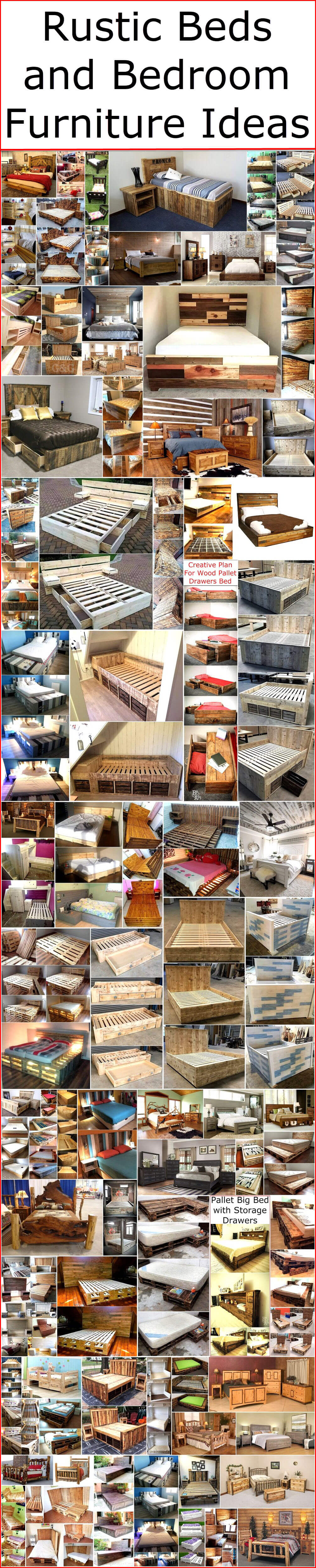 Rustic Beds and Bedroom Furniture Ideas