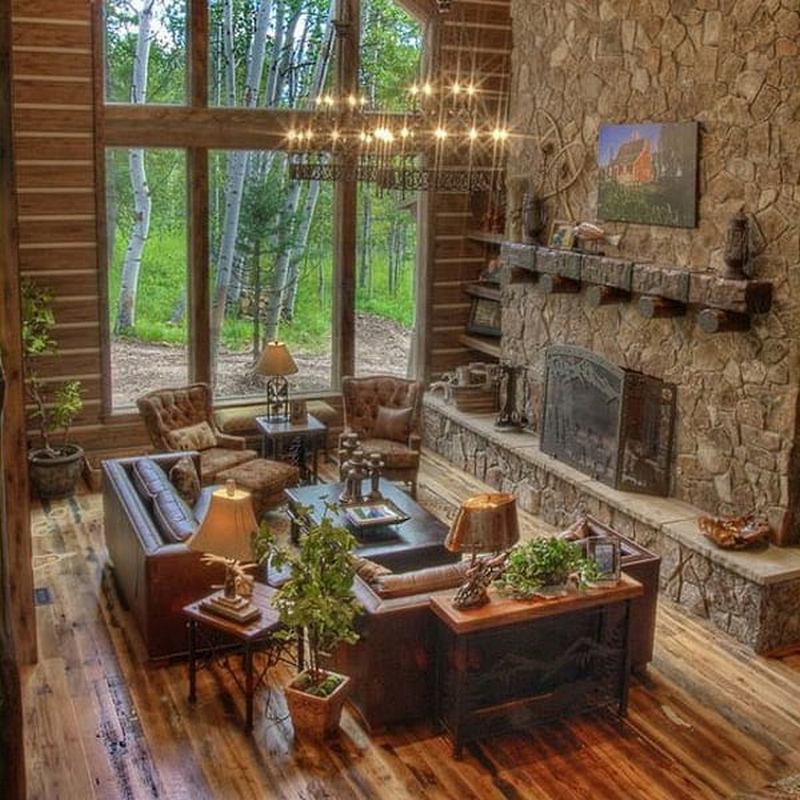 Rustic Living Room (40)