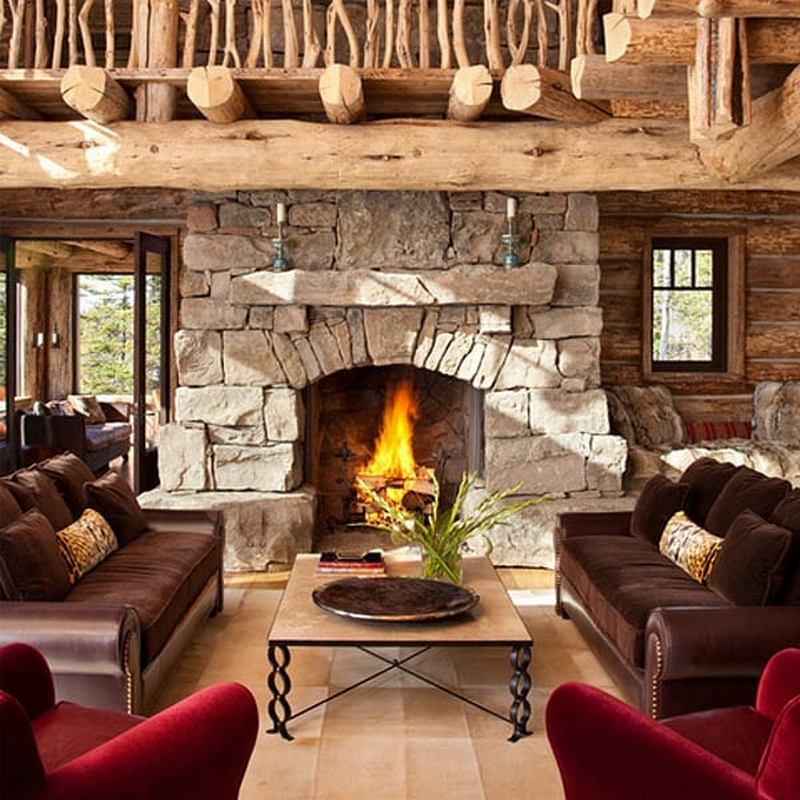Rustic Living Room (56)