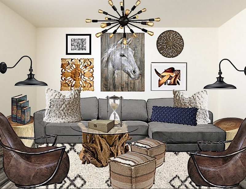 Rustic Living Room (63)