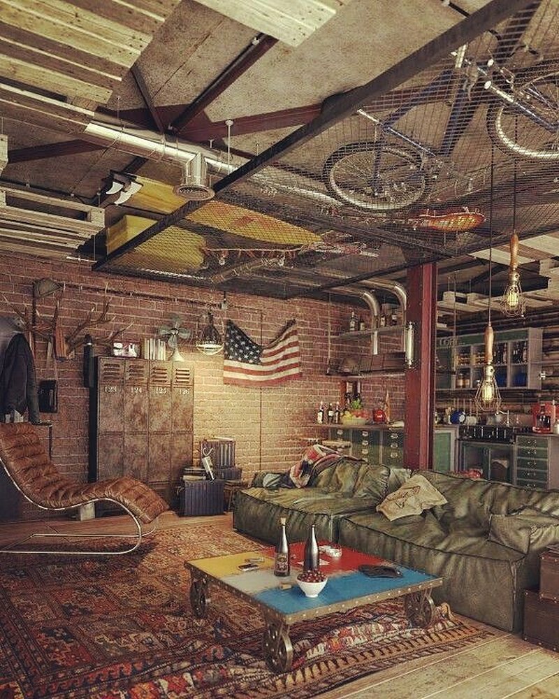 Rustic Living Room (9)