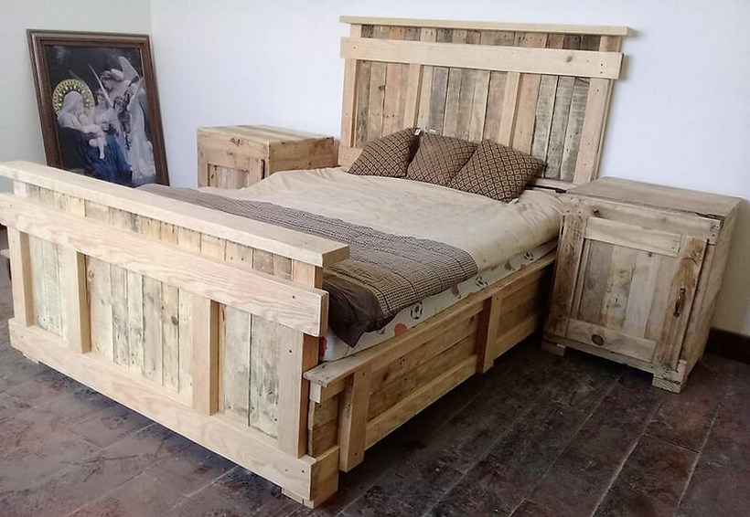 rustic bed (70)