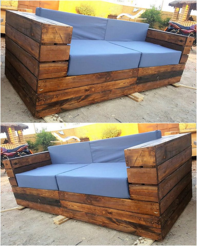 Rustic Creations Out Of Used Wood Pallets Rustic Home Decor And