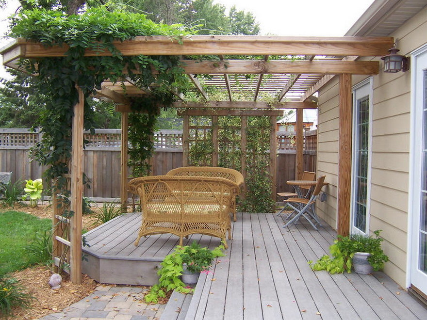 50 Rustic Deck and Terrace Design Ideas | Rustic Home Decor and Design ...