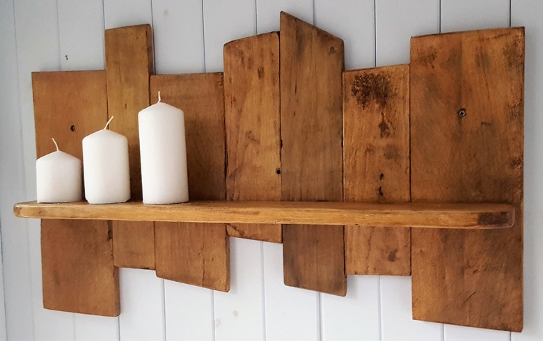 Rustic Ideas for Wooden Shelves | Rustic Home Decor and Design Ideas.