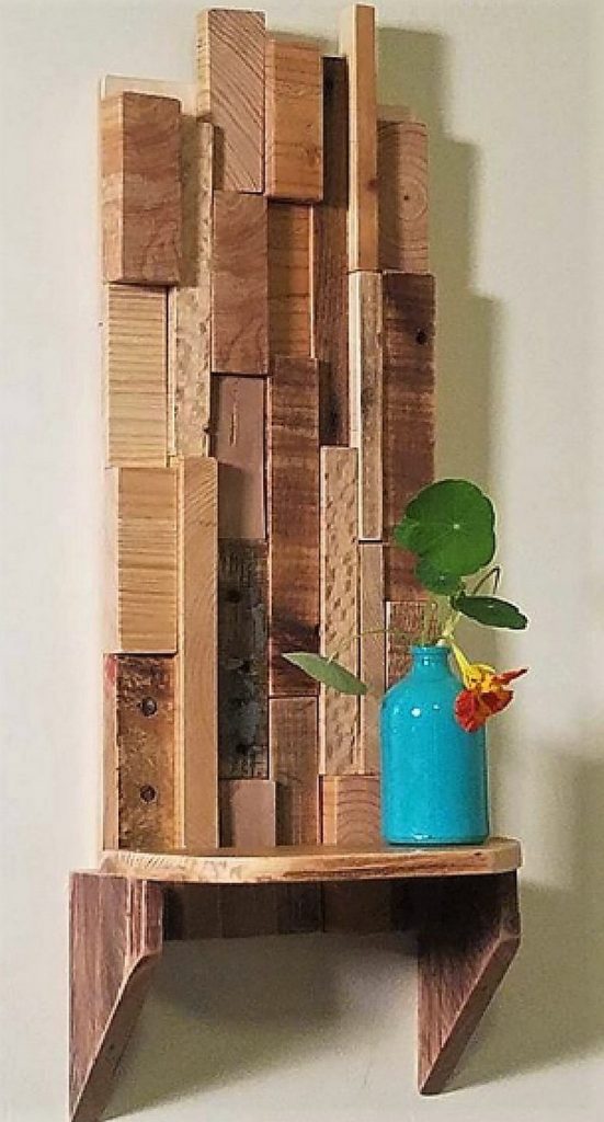 Rustic Ideas For Wooden Shelves 