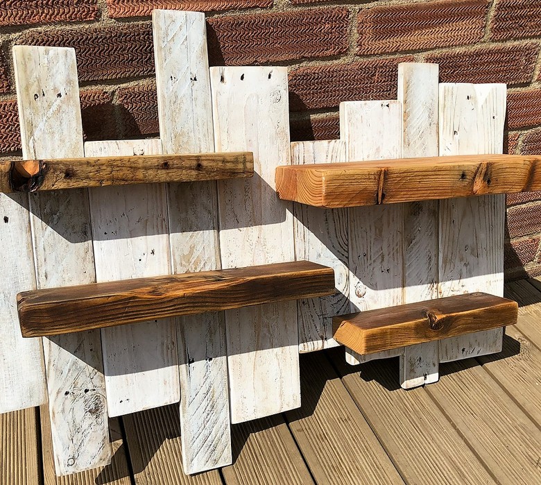 Rustic Ideas for Wooden Shelves Rustic Home Decor and Design Ideas.