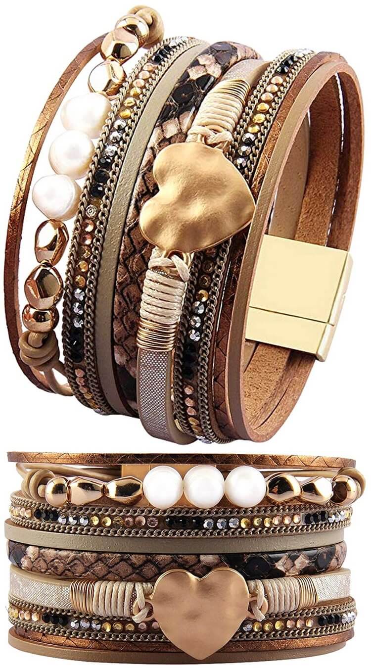 Rustic cuff bracelets on sale amazon