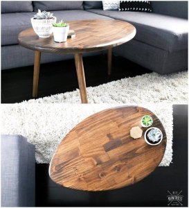 34 DIY Retro Rustic Coffee Table 273x300 
