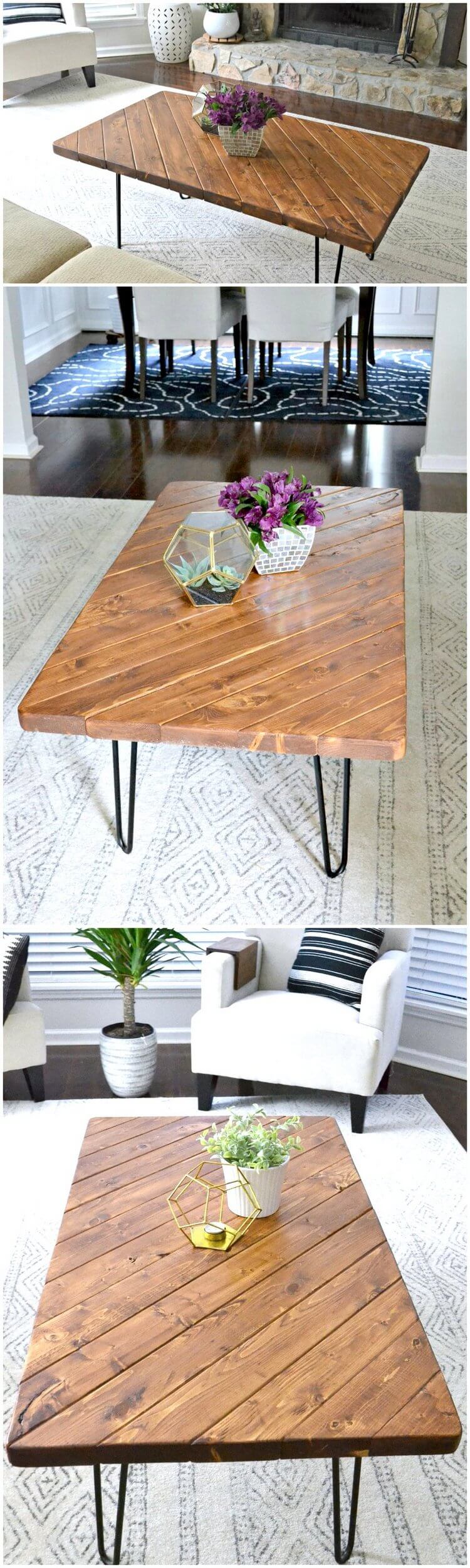 45 Rustic Coffee Tables and DIY Plans | Rustic Home Decor and Design Ideas.