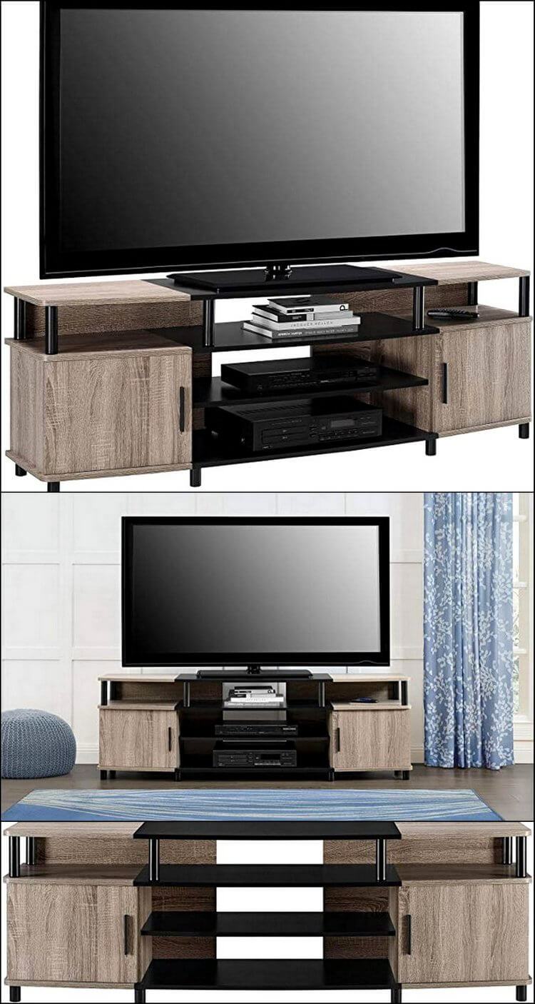 48 - Carson TV Stand Rustic Style