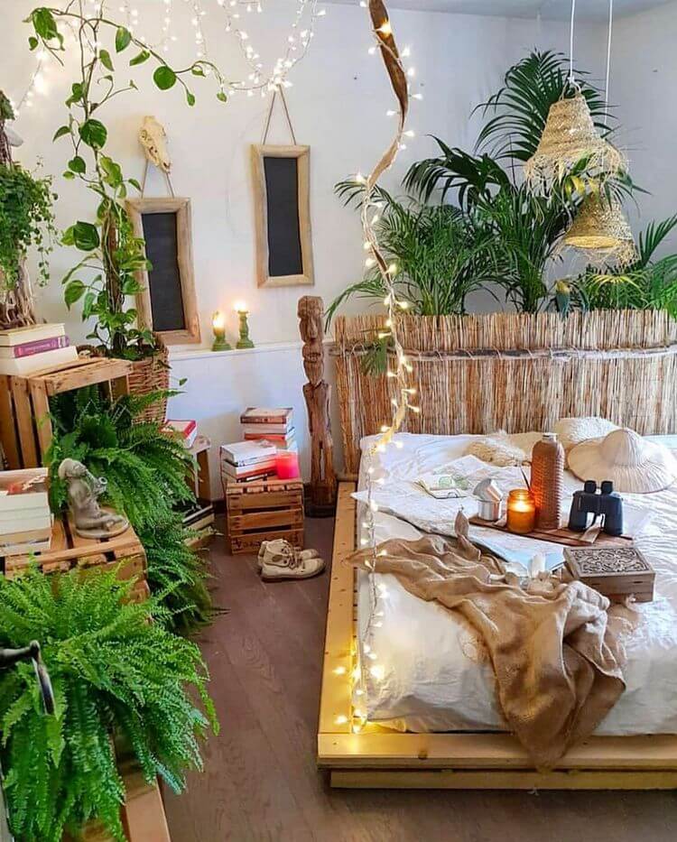 bohemian style rustic decor ideas (15)