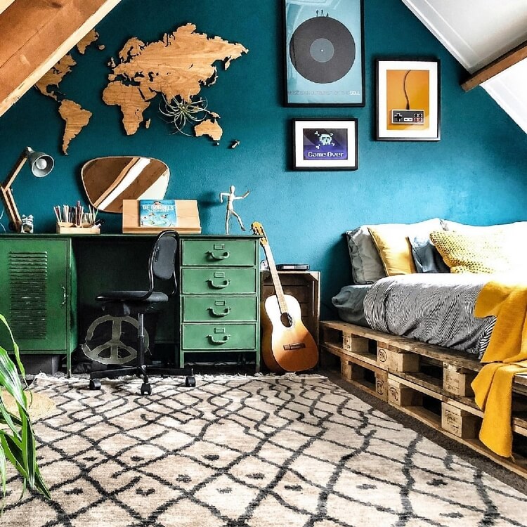 bohemian style rustic decor ideas (22)