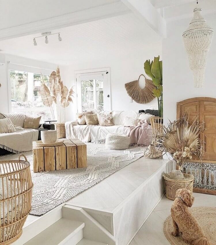 bohemian style rustic decor ideas (28)