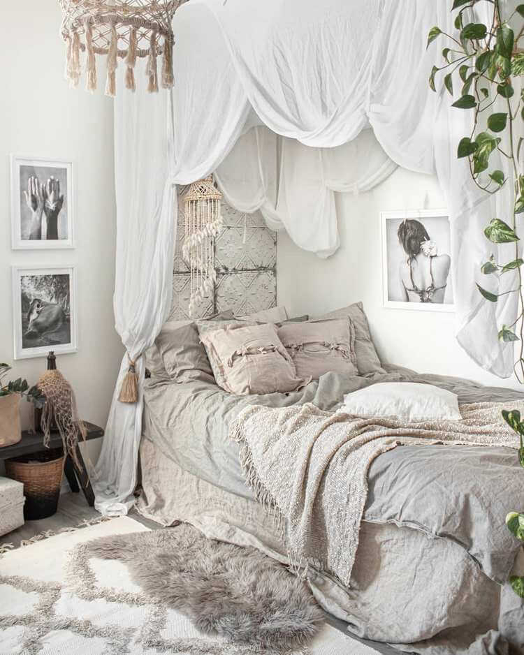 bohemian style rustic decor ideas (37)