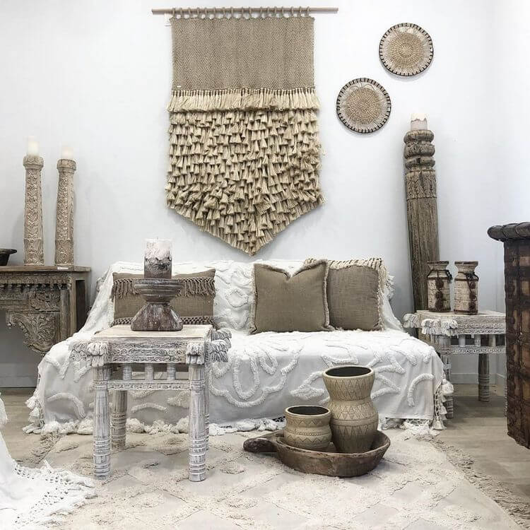 bohemian style rustic decor ideas (6)
