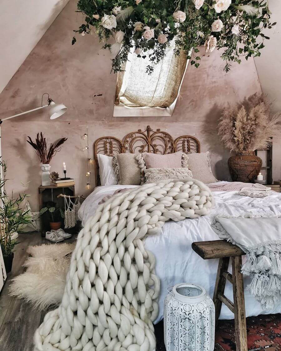 bohemian rustic style decor (12)