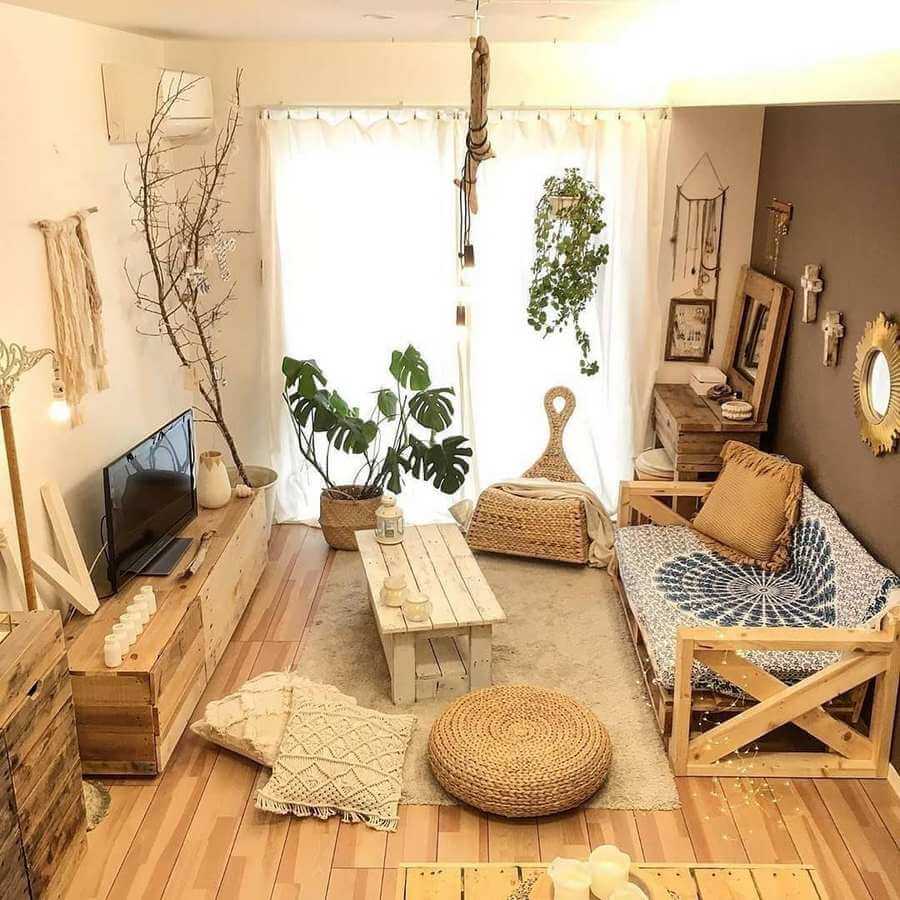 bohemian rustic style decor (13)