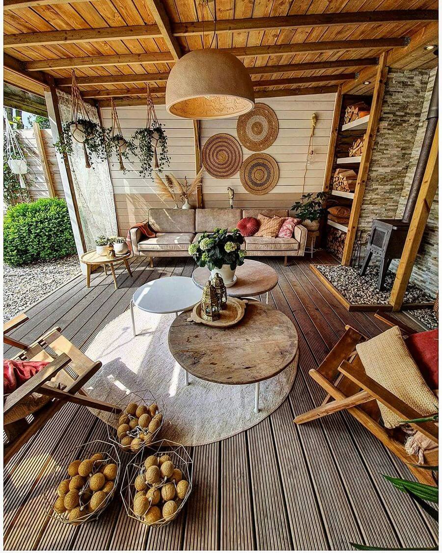 bohemian rustic style decor (15)