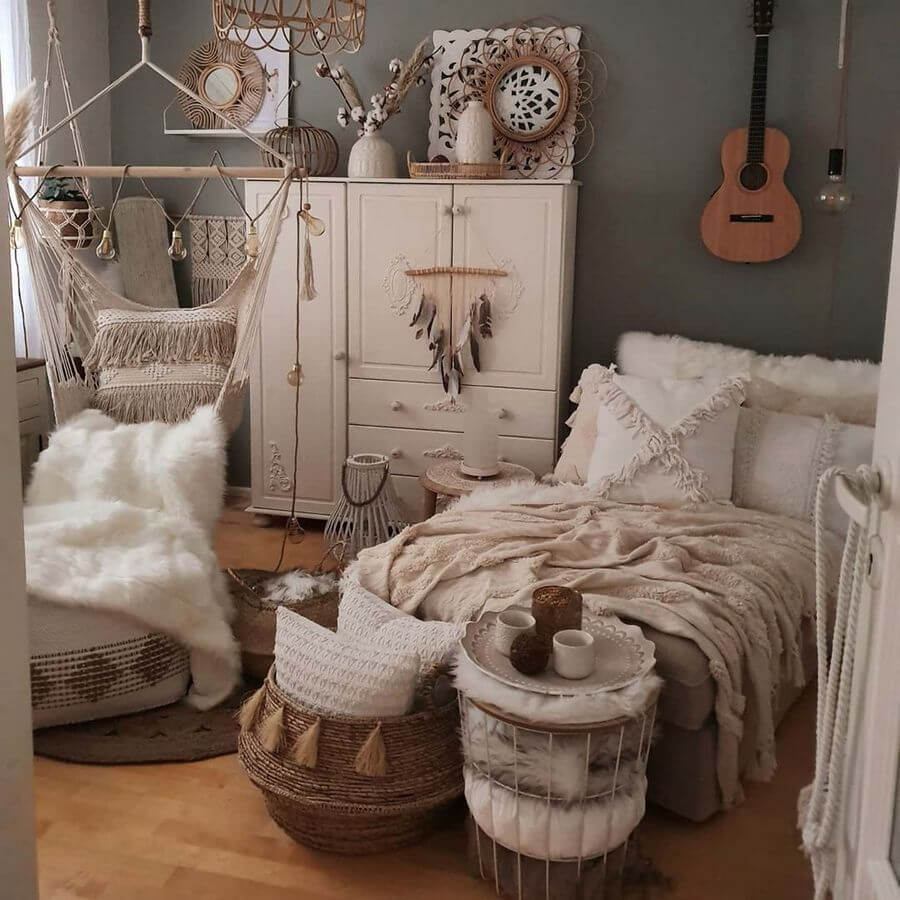 bohemian rustic style decor (32)