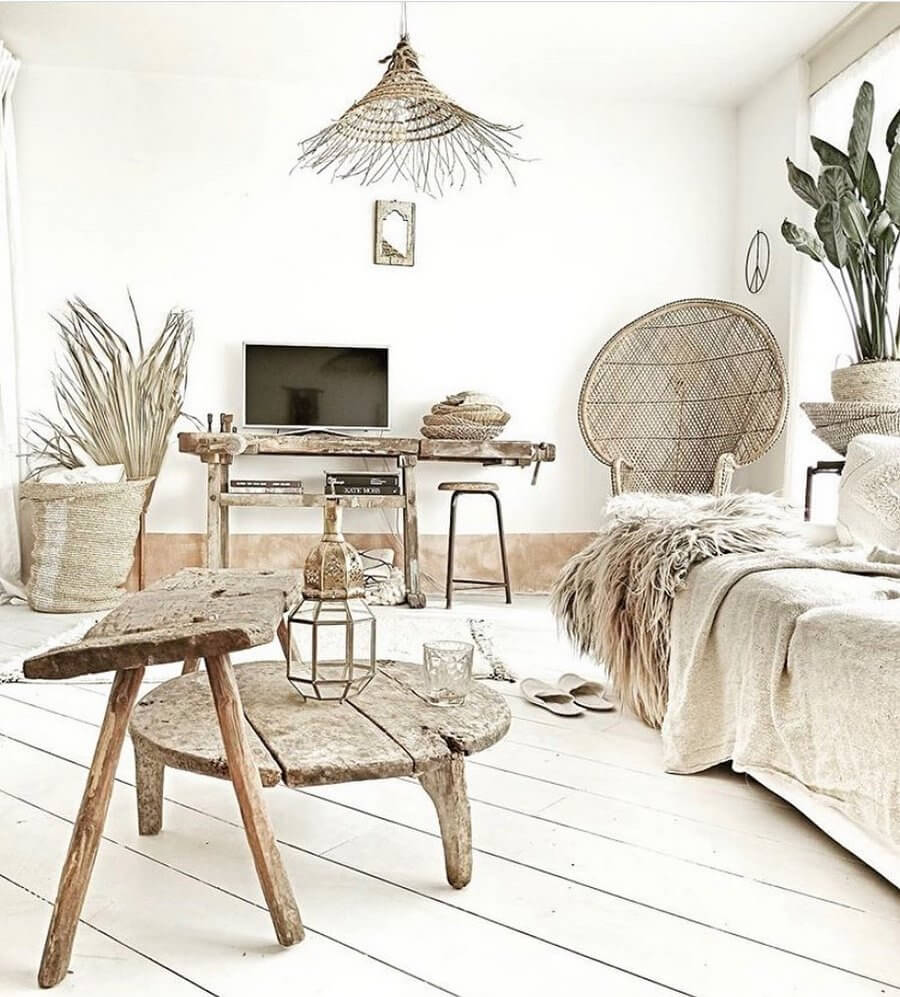 bohemian rustic style decor (37)