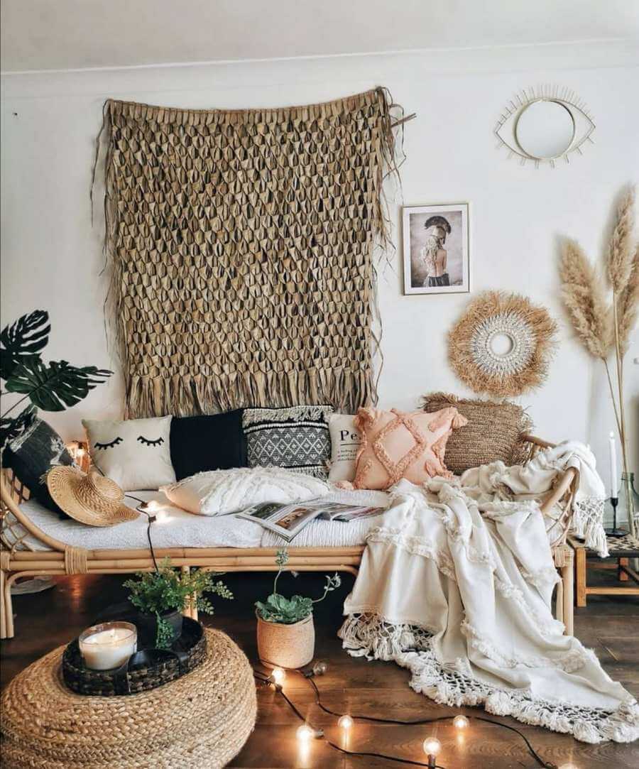 bohemian rustic style decor (39)