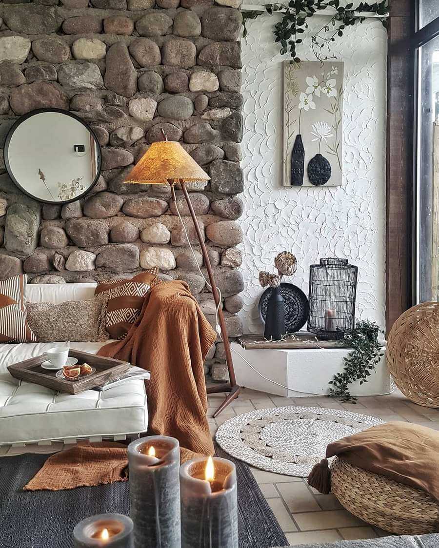 bohemian rustic style decor (49)