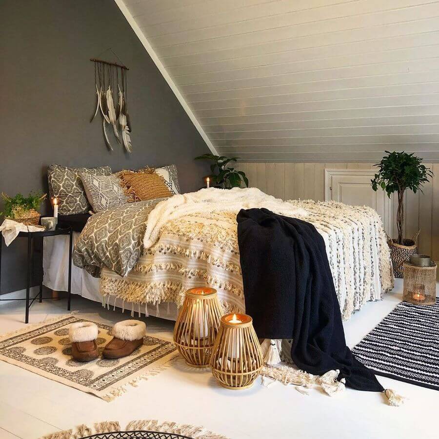 bohemian rustic style decor (51)