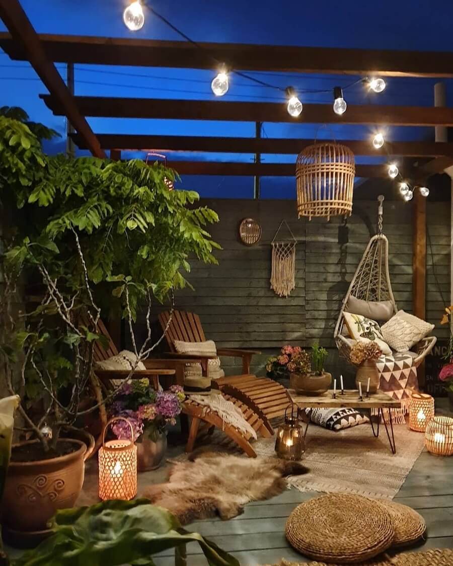 bohemian rustic style decor (54)