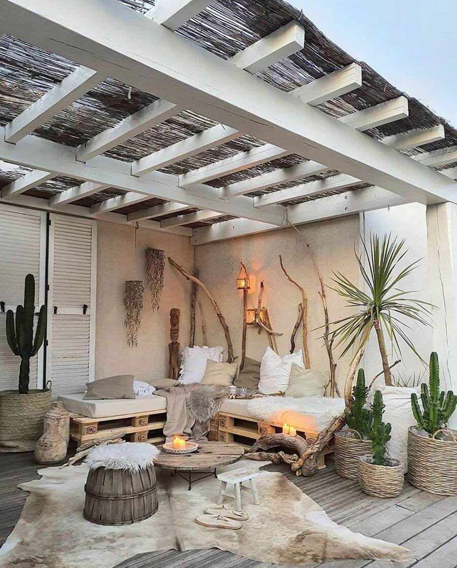 bohemian rustic style decor (7)