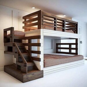 Transform Your Bedroom with These Pallet Bunk Bed Ideas | Rustic Home ...