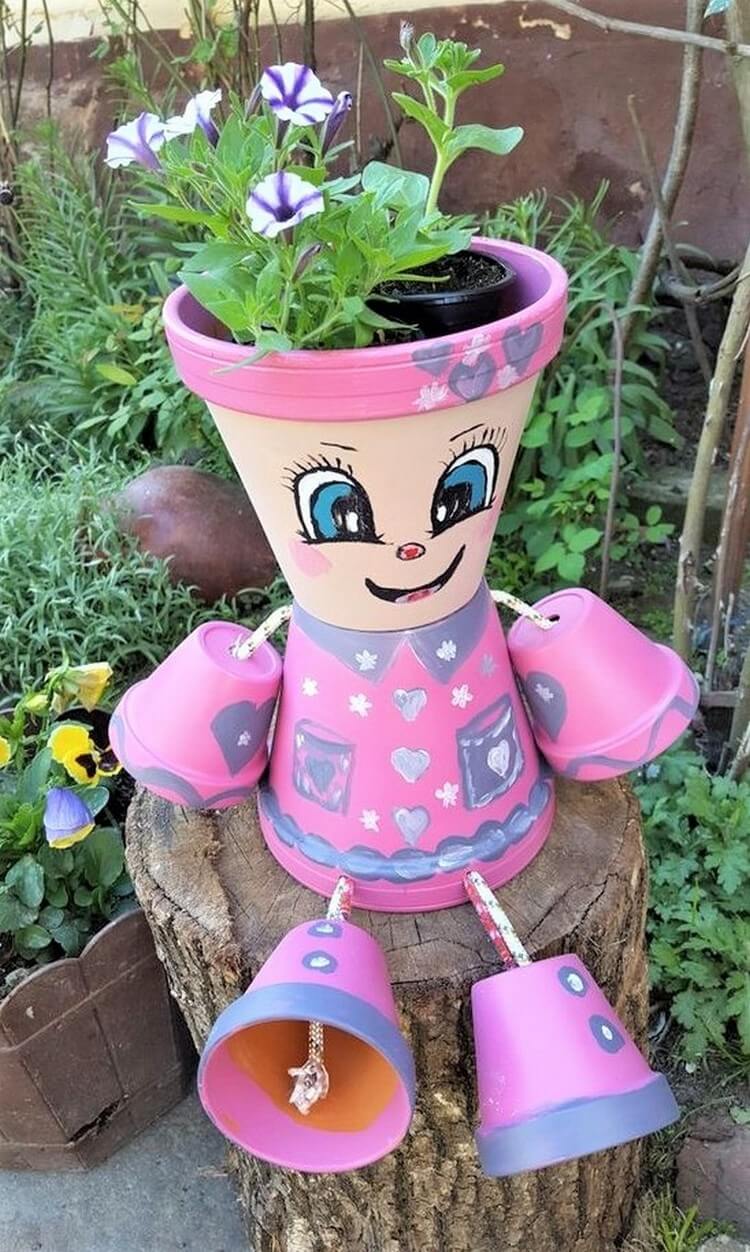 Creative Recycling Ideas for Old Terracotta Pots (5)