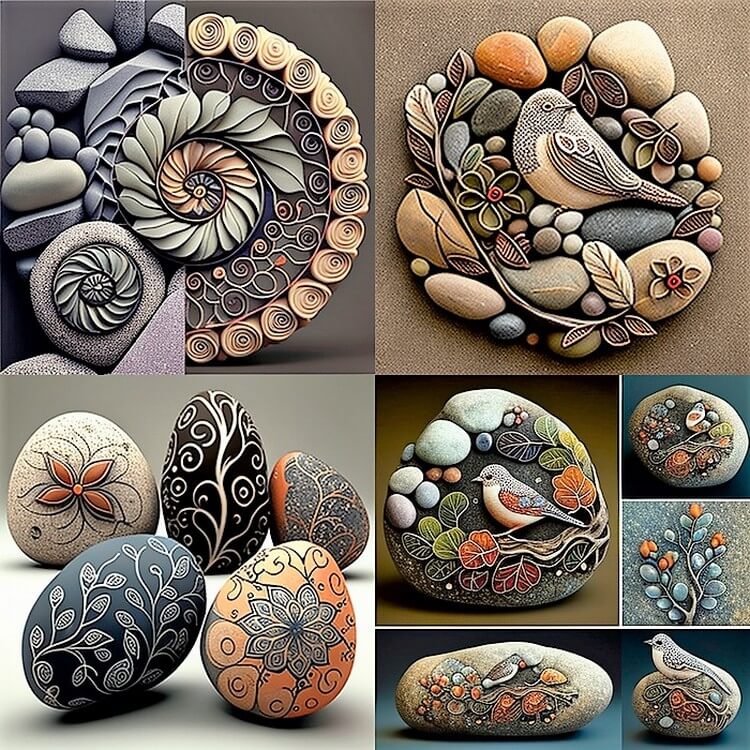 Stones Art Idea (5)