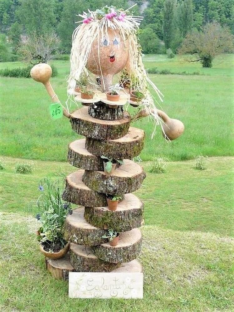 Wood Log Craft Idea (8)