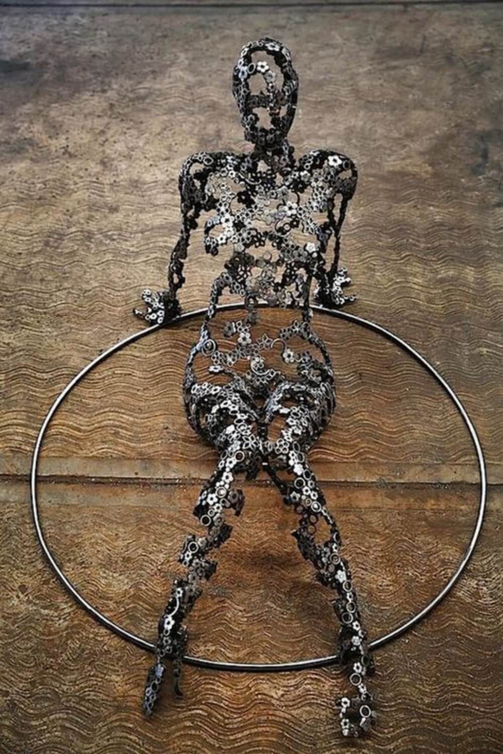 DIY Scrap Metal Art Craft Sculptures (13)