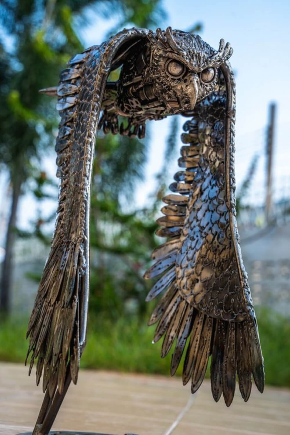 DIY Scrap Metal Art Craft Sculptures (14)