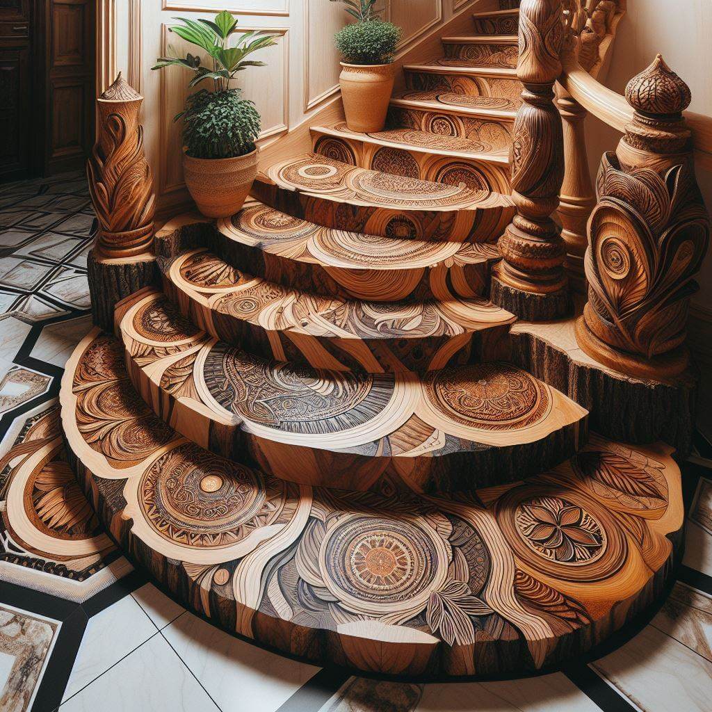 Crafting Ascension Exploring the Beauty and Functionality of Wooden Stairs (11)