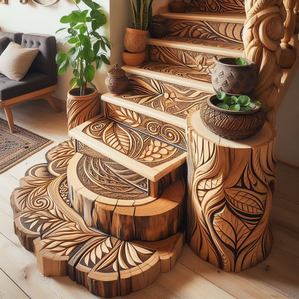 Crafting Ascension Exploring the Beauty and Functionality of Wooden Stairs (17)