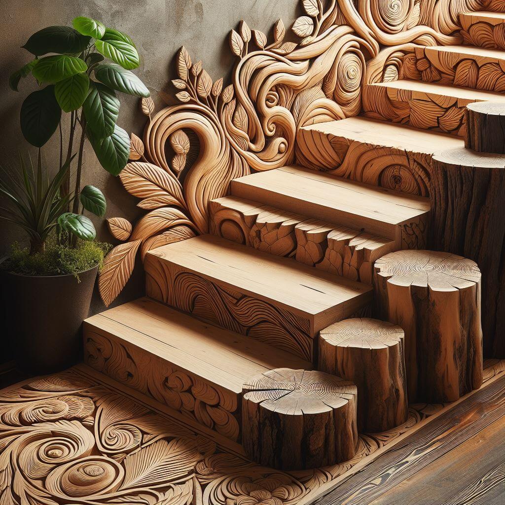 Crafting Ascension Exploring the Beauty and Functionality of Wooden Stairs (18)