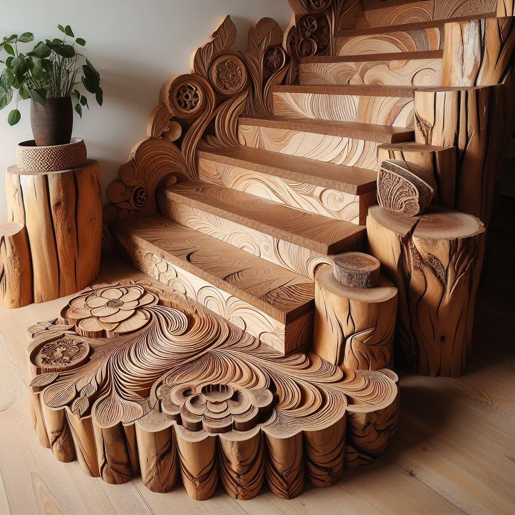 Crafting Ascension Exploring the Beauty and Functionality of Wooden Stairs (4)