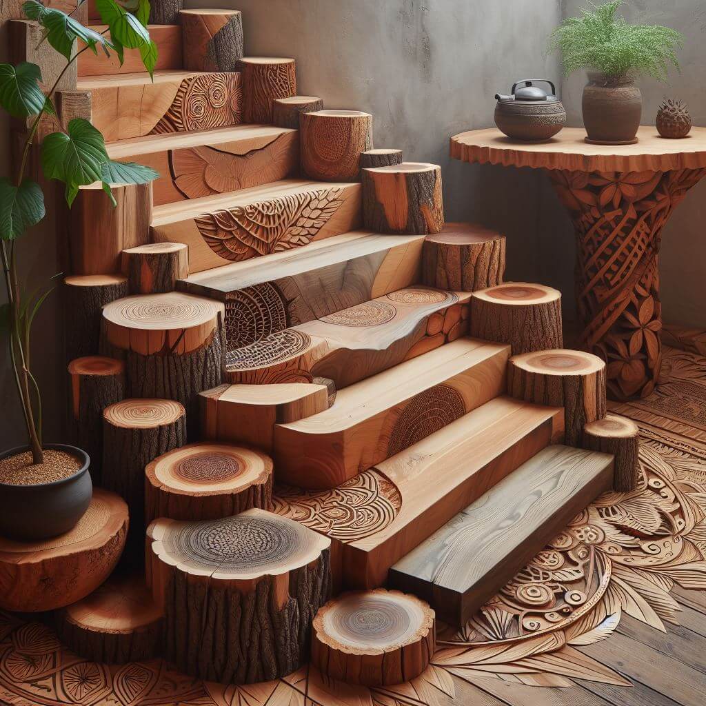 Crafting Ascension Exploring the Beauty and Functionality of Wooden Stairs (5)