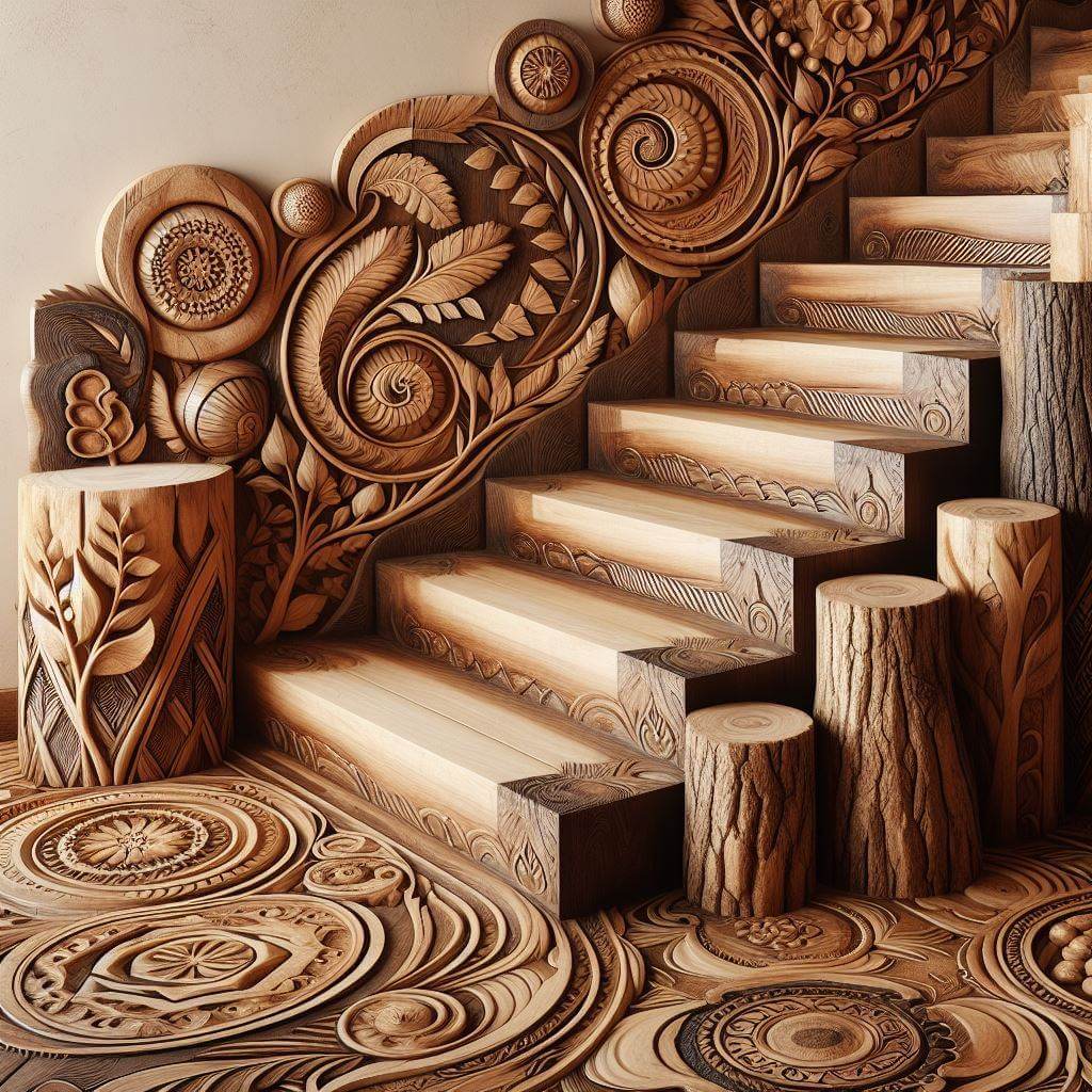 Crafting Ascension Exploring the Beauty and Functionality of Wooden Stairs (6)