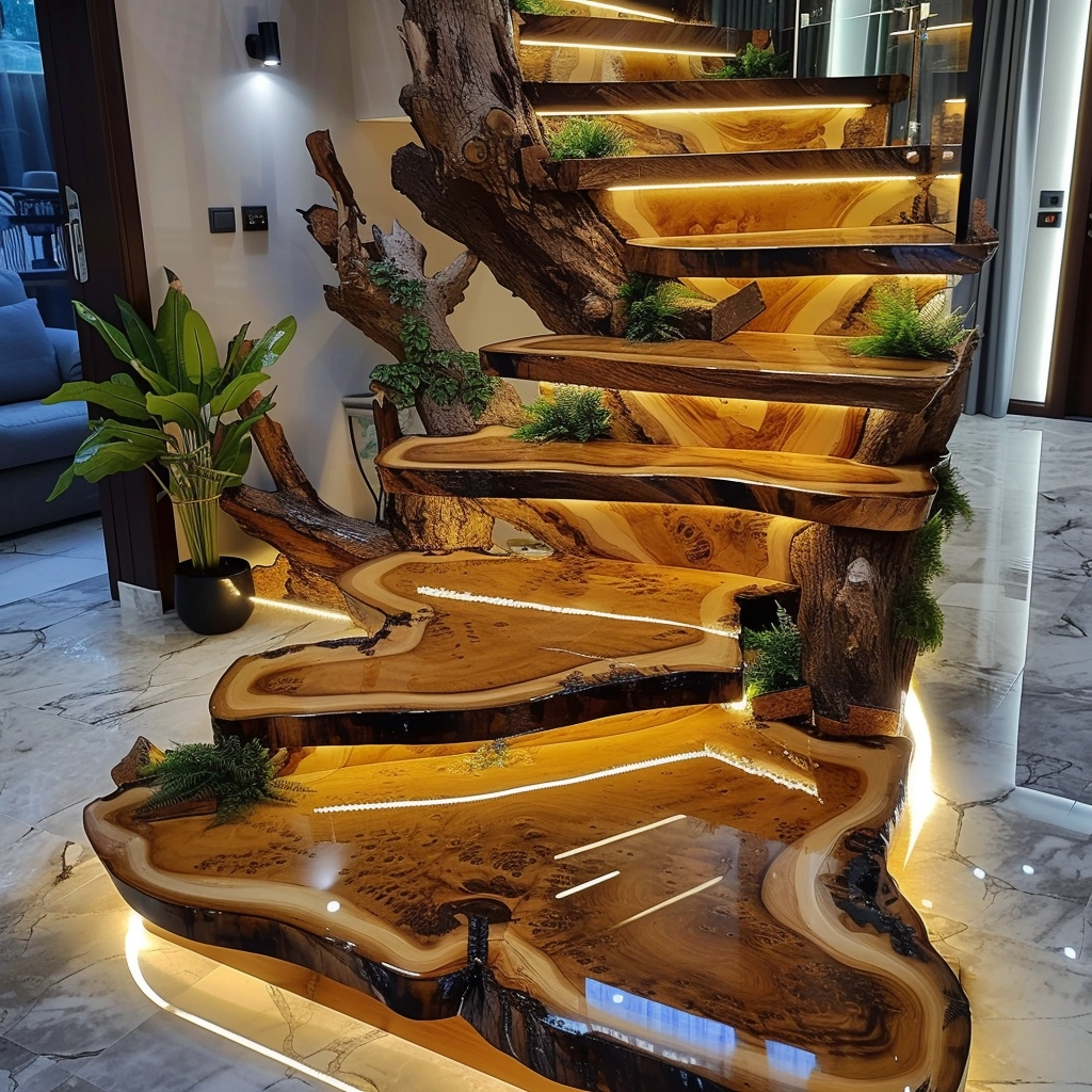 Crafting Ascension Exploring the Beauty and Functionality of Wooden Stairs (9)