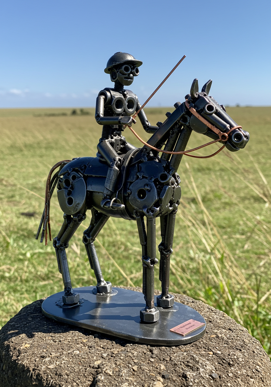 Recycled Art That Shines — Scrap Metal Crafts You’ll Love (20)