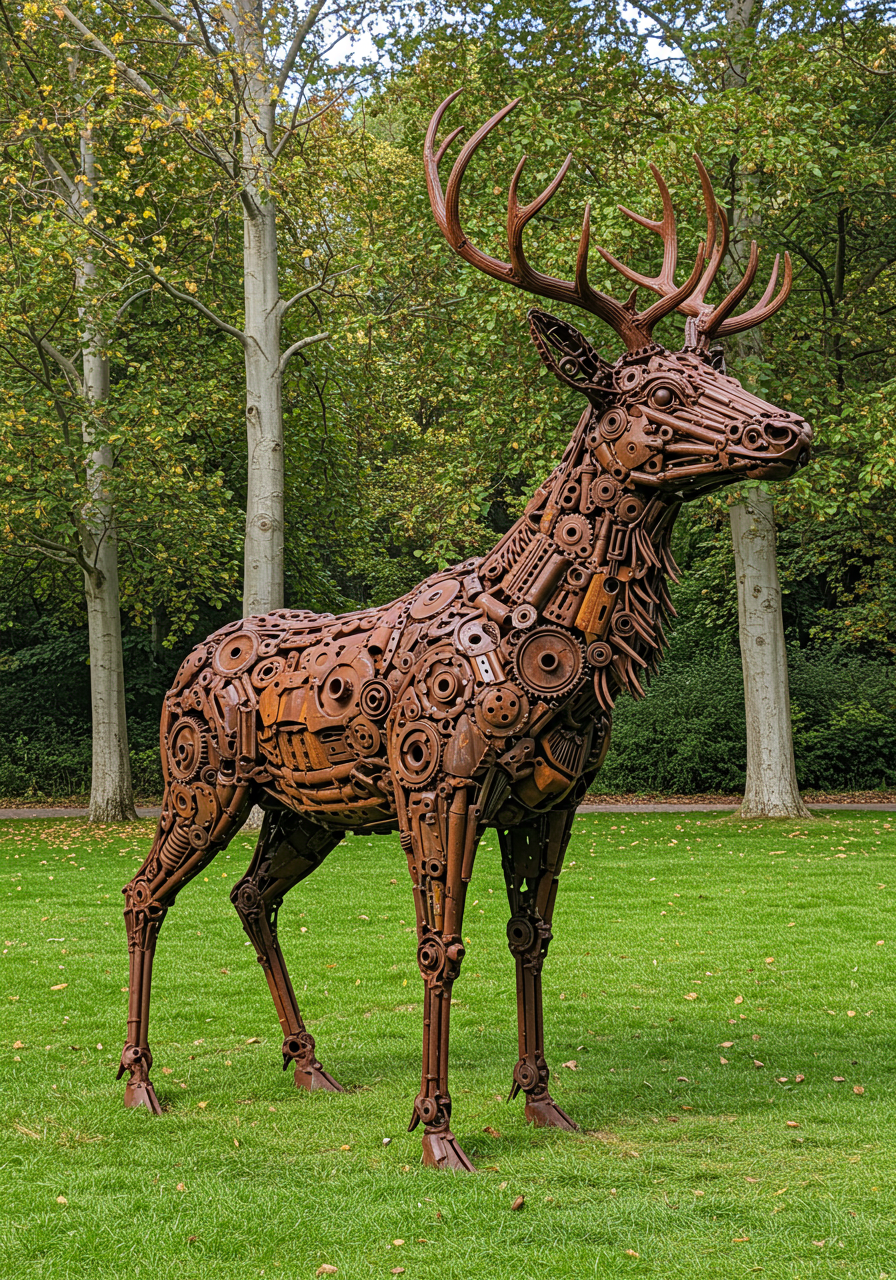 Recycled Art That Shines — Scrap Metal Crafts You’ll Love (22)