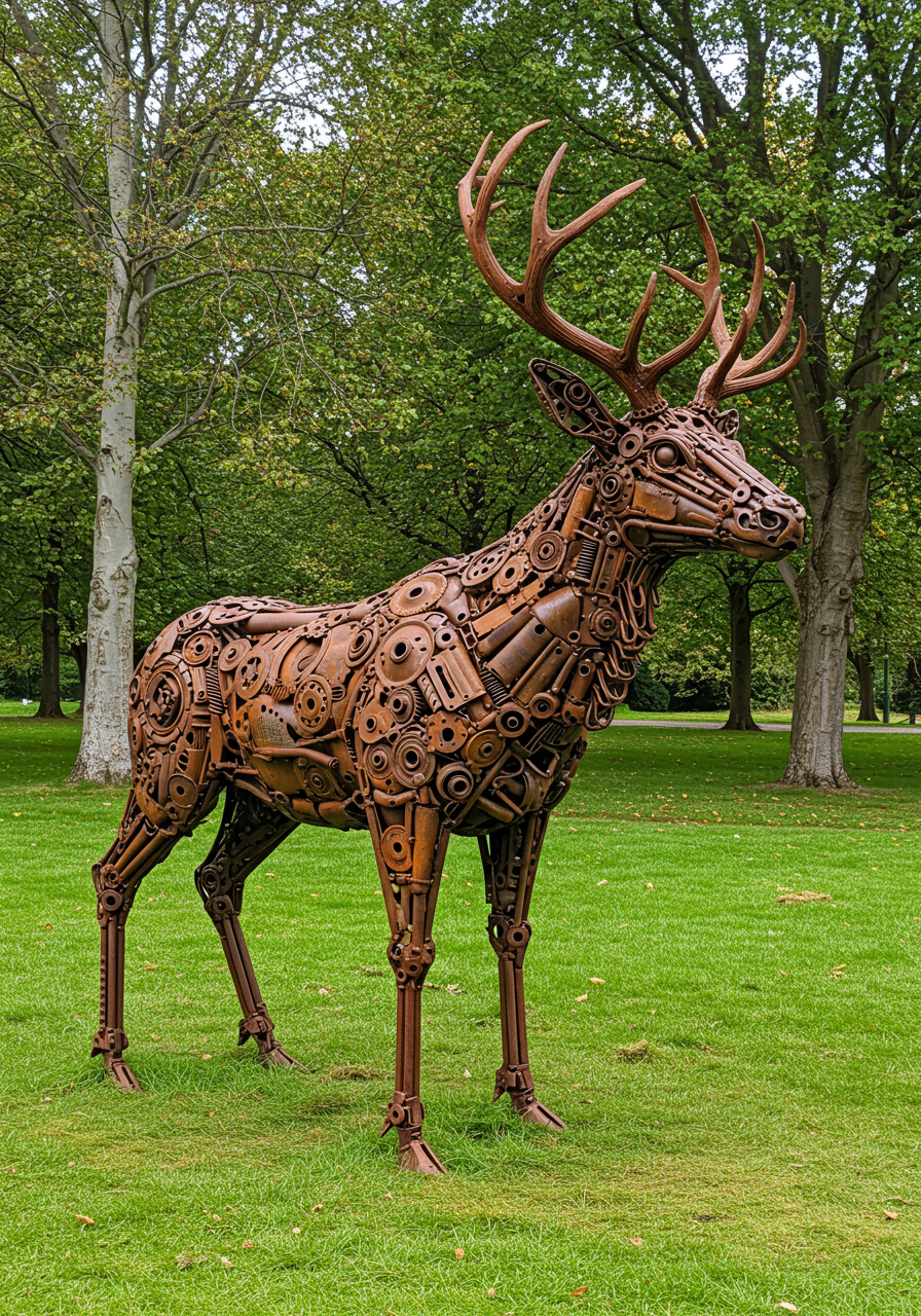 Recycled Art That Shines — Scrap Metal Crafts You’ll Love (23)