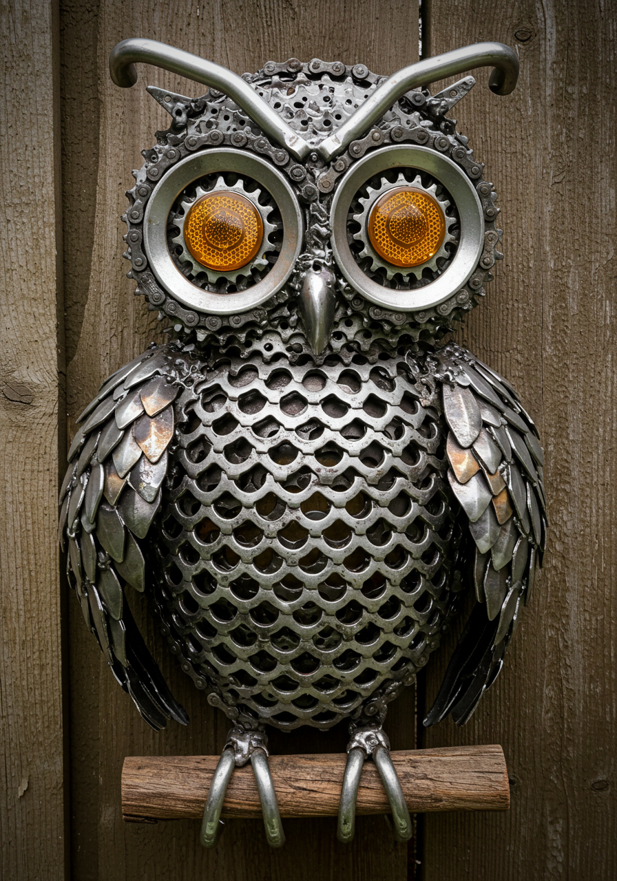 Recycled Art That Shines — Scrap Metal Crafts You’ll Love (31)