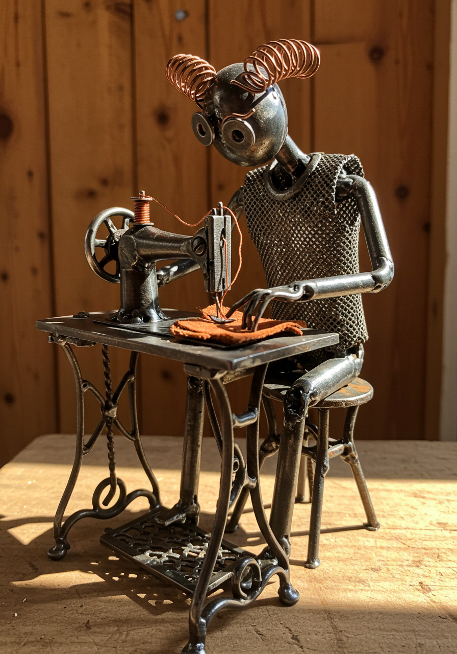 Recycled Art That Shines — Scrap Metal Crafts You’ll Love (32)