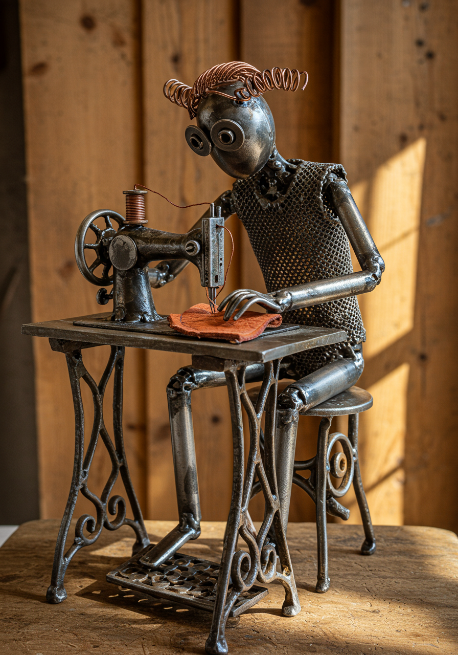 Recycled Art That Shines — Scrap Metal Crafts You’ll Love (33)